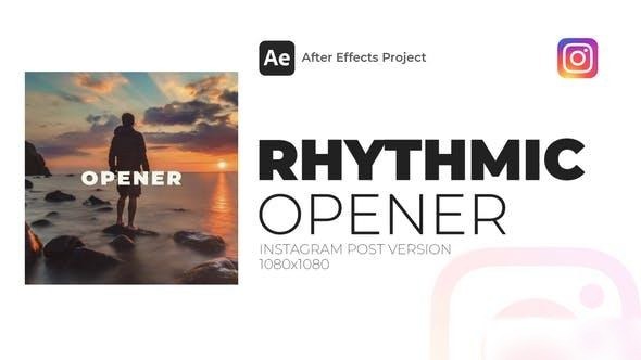 Videohive Rhythmic Opener Instagram Post Openers template preview