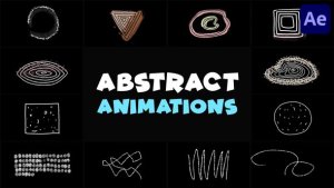 Videohive Abstract Scribble Animations | After Effects Elements template preview