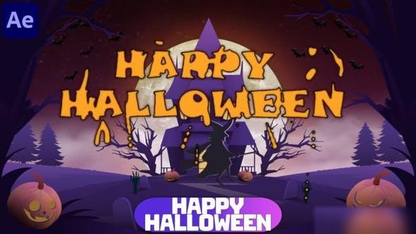 Videohive Happy Halloween Intro 48533153 Openers template preview