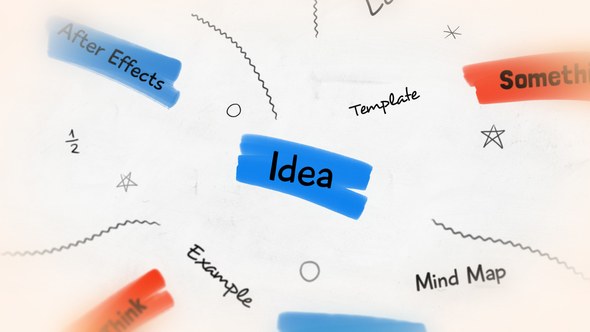 Videohive Whiteboard Brainstorm Openers template preview