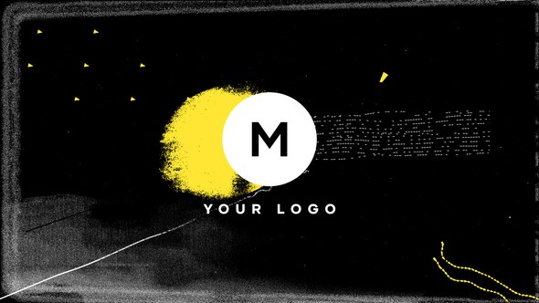 Videohive Scribble Grunge Distortion Logo Logo Stings template preview
