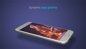 Dynamic App Promo Video Displays template preview