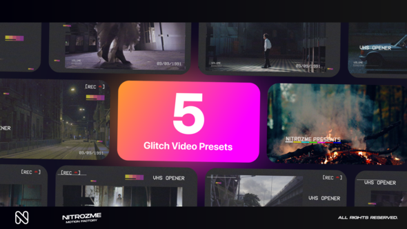 Videohive Glitch Typography Vol. 03 Titles template preview