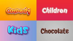 Videohive Text Effect - Kid Style 02 Titles template preview