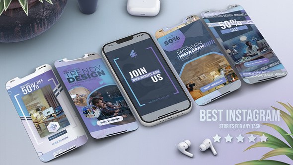 Videohive Instagram Stories Vertical 54254219 Product Promo template preview