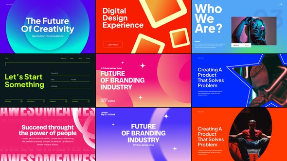Videohive Trendy Typography Titles template preview