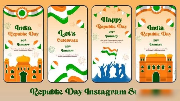 Videohive Happy Republic Day Instagram Story
