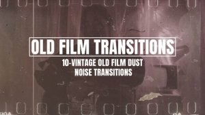 Videohive Vintage Old Film Dust Noise Transitions Overlays Elements template preview