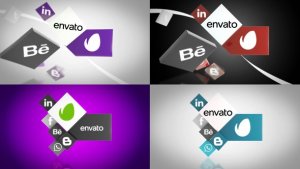 Videohive Social Media Unfold Logo Reveal Logo Stings template preview