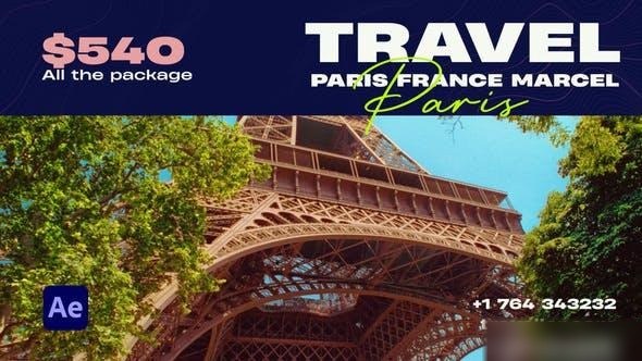 Videohive Travel Promo Opener | Travel Slideshow Openers template preview