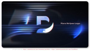 Videohive Flare Stripes Logo Logo Stings template preview