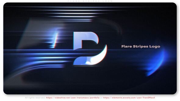 Videohive Flare Stripes Logo Logo Stings template preview