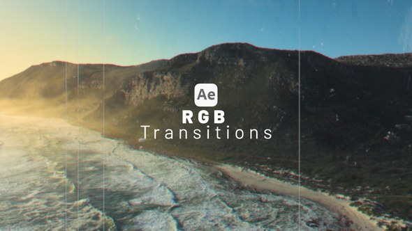Videohive RGB Transitions Elements template preview