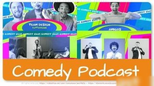 Videohive Comedy Podcast Guest Opener Openers template preview