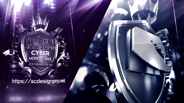 Videohive Metal Badge Logo Logo Stings template preview