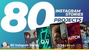 Instagram Stories Video Displays template preview
