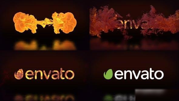 Videohive Fire Logo 23365172 Logo Stings template preview