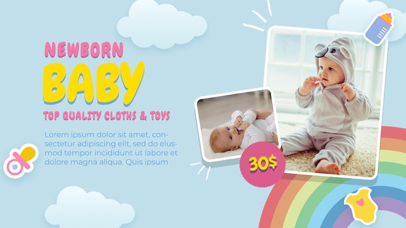 Videohive Autumn Baby Collection B161 Product Promo template preview