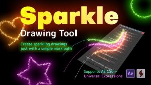 Videohive Sparkle Drawing Tool Elements template preview