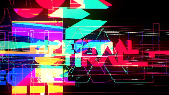 Videohive Spectral Glitch Title Opener Titles template preview