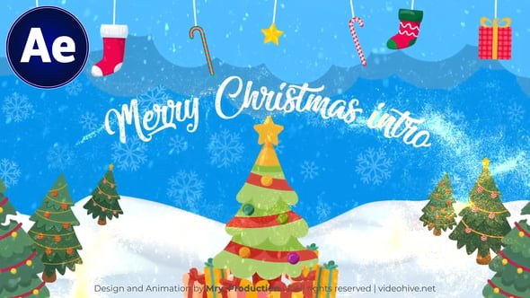 Videohive Christmas Intro || New Year Intro || Xmas Intro || Happy New Year Openers template preview