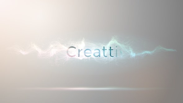 Particle Hit Reveal Video Displays template preview