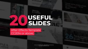 Videohive 20 Useful Typography Slides Titles template preview