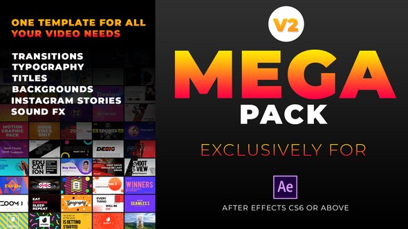 Mega Graphics Pack Video Displays template preview