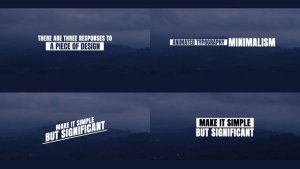 Videohive Minimal Titles 54635576 Titles template preview