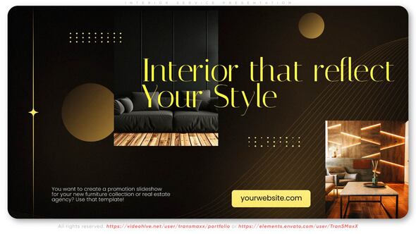 Videohive Interior Service Presentation Openers template preview