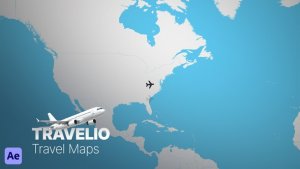 Videohive Travelio | Travel Maps Infographics template preview
