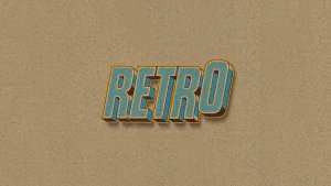 Videohive Retro 3D Titles Titles template preview