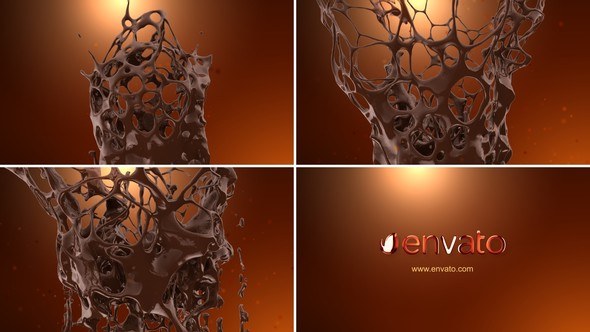Videohive Chocolate Splash Logo Logo Stings template preview