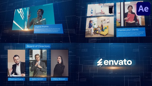 Videohive Digital HUD Promo for After Effects Openers template preview