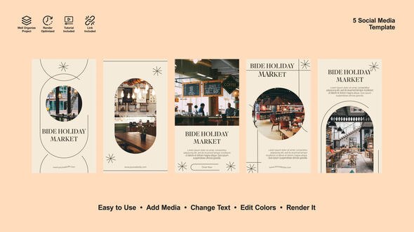 Videohive New Restaurants Instagram Stories Product Promo template preview
