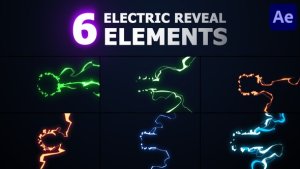 Videohive Electric Reveal Elements | After Effects Elements template preview