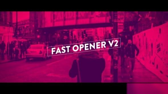 Videohive Fast Opener v2 20676403 Openers template preview