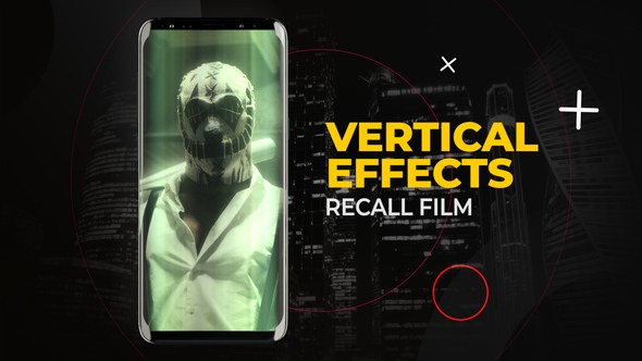 Videohive Vertical Recall Film Effects | After Effects Elements template preview