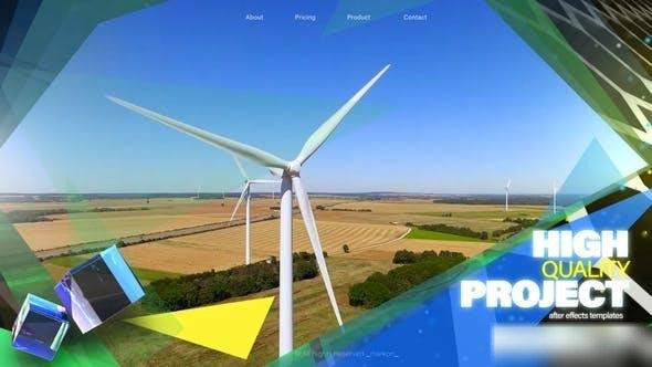 Videohive Modern Colorful Corporation Cube Opener Openers template preview