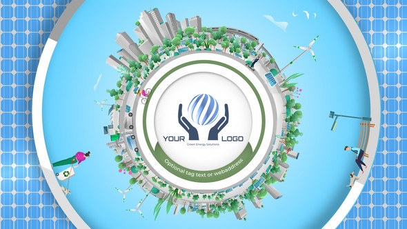 Videohive Green Energy Intro Product Promo template preview