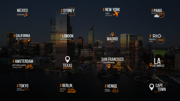 Videohive Location Titles 59738372 Titles template preview