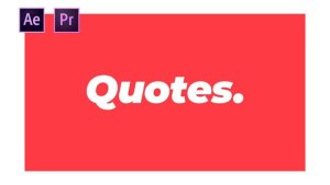 Videohive Quotes Titles template preview