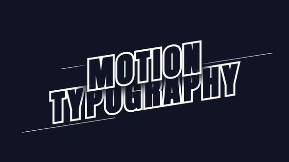 Videohive Motion Typography 50335100 Titles template preview