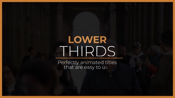 Videohive Modern Lower Thirds | After Effects 47116801 Elements template preview