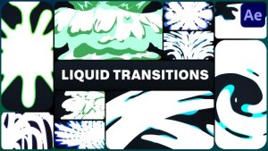 Videohive Liquid Transitions for After Effects 51914772 Elements template preview