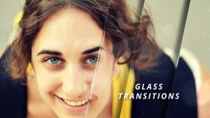 Glass Transitions Video Displays template preview