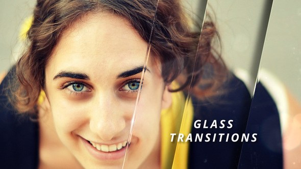 Glass Transitions Video Displays template preview