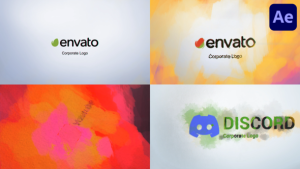 Videohive Watercolor and Paint Logo Logo Stings template preview