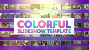 Videohive Colorful Slideshow 22043785 Video Displays template preview
