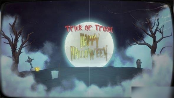 Videohive Stylized Halloween Slideshow Openers template preview